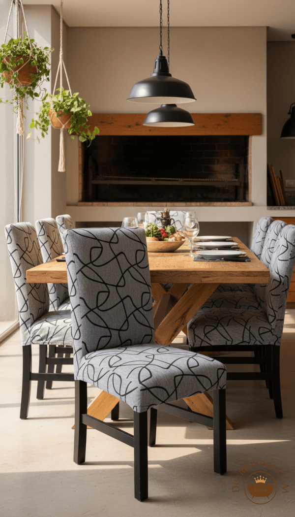 Silla vestida firulete