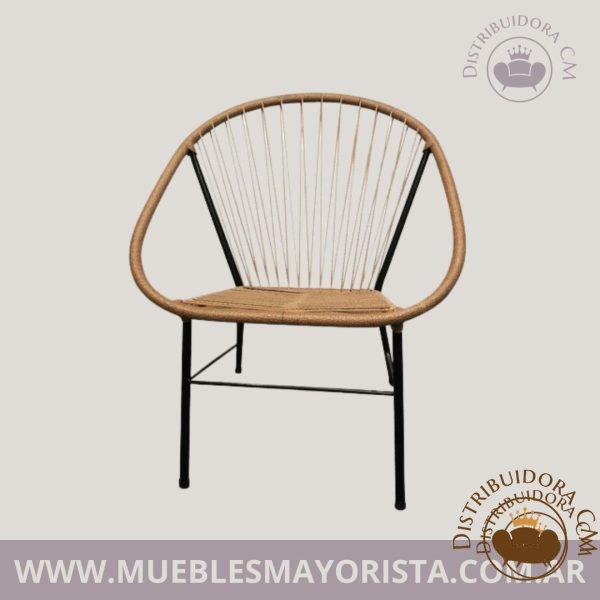 Silla asuncion yute marron