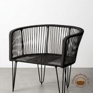 Sillon gervasoni 1 cuerpos yute negro