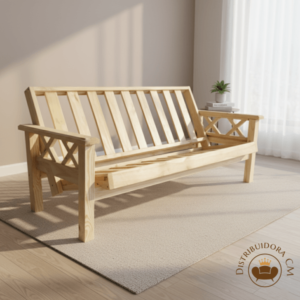 Futon cruz 3 cuerpos